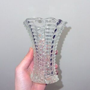 Vintage glass vase